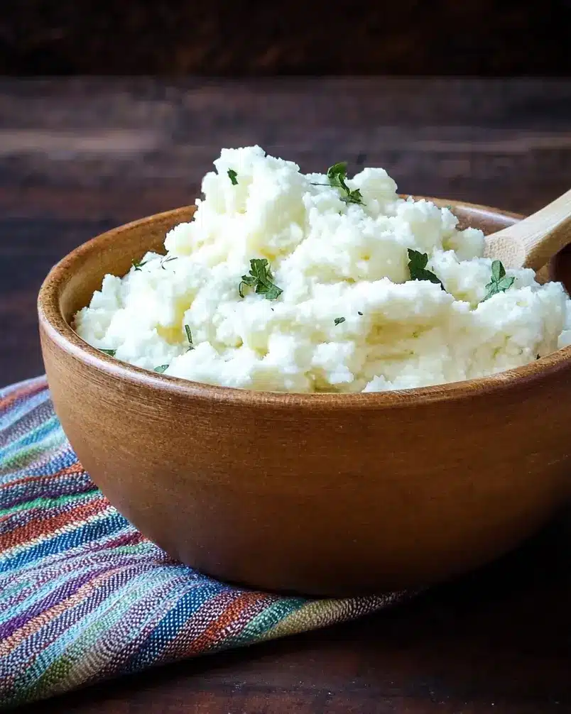 Low-Carb Mashed Cauliflower