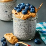 High-Protein Blueberry & Peanut Butter Chia Pudding 5 High-Protein Blueberry & Peanut Butter Chia Pudding