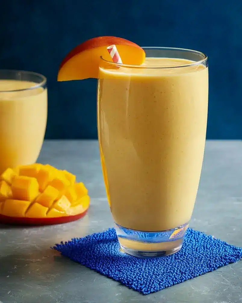 High-Protein Orange-Mango Smoothie 3 Cooking process image