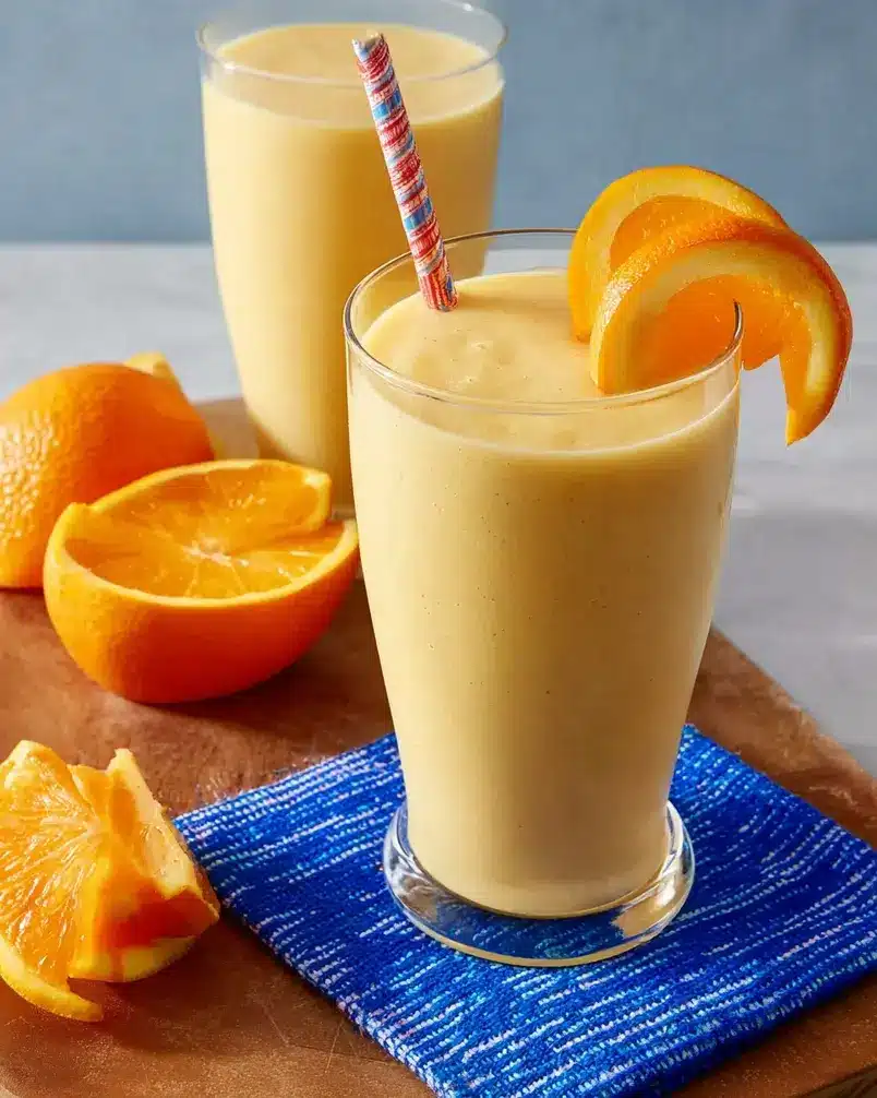 High-Protein Orange-Mango Smoothie 2 Recipe preparation image